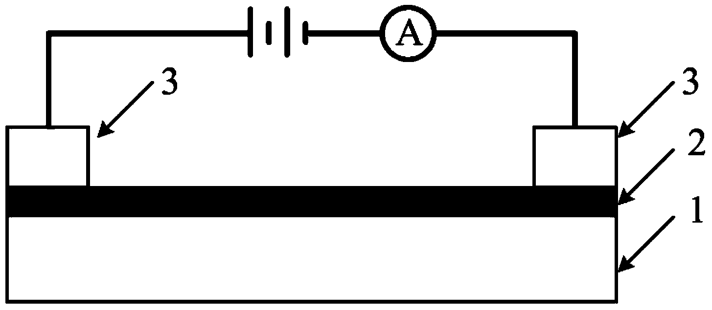 Airflow sensor based on graphene nanowall and manufacturing method