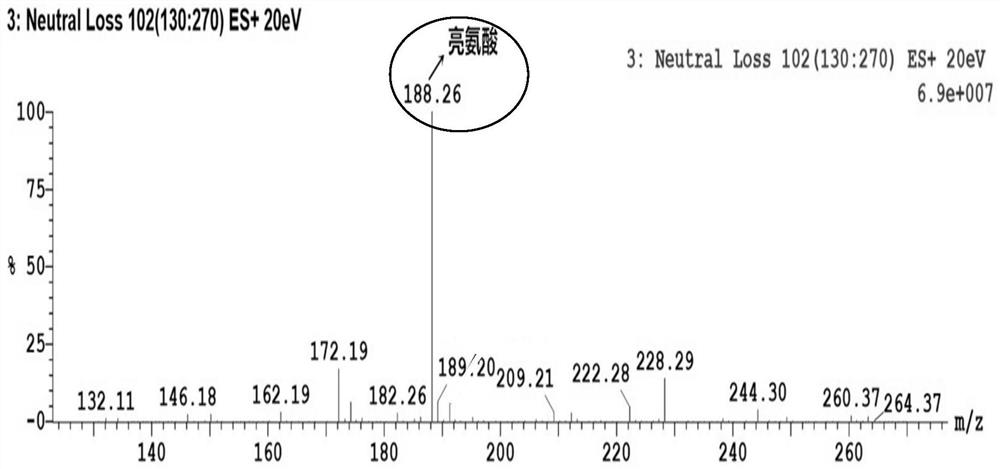 Detection method of neonatal metabolites based on ultra-high performance liquid chromatography tandem mass spectrometry