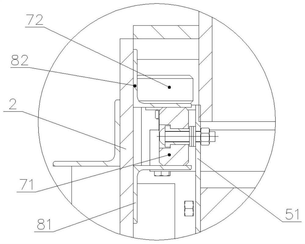 Push type blanking device