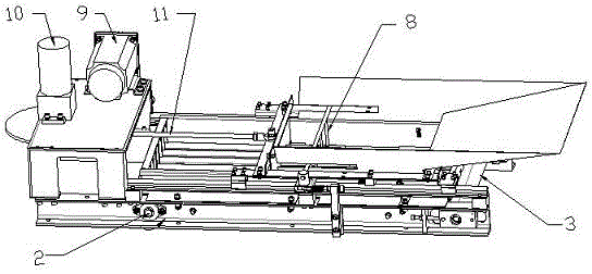 An automatic sorting and sorting device for strip materials