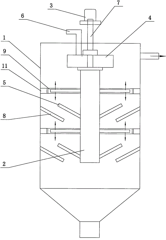 Novel sludge settling tank