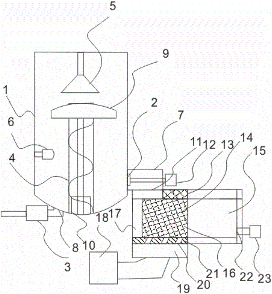 Polystyrene mixing buffer system