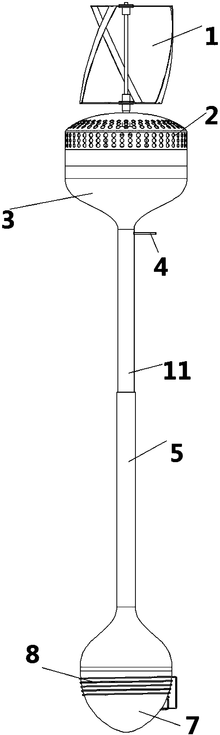 Loop heat pipe heat exchange device of mobile phone APP water level intelligent control