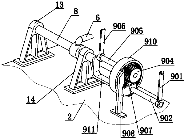 Four-limb rehabilitation training device with function of moving angle detection