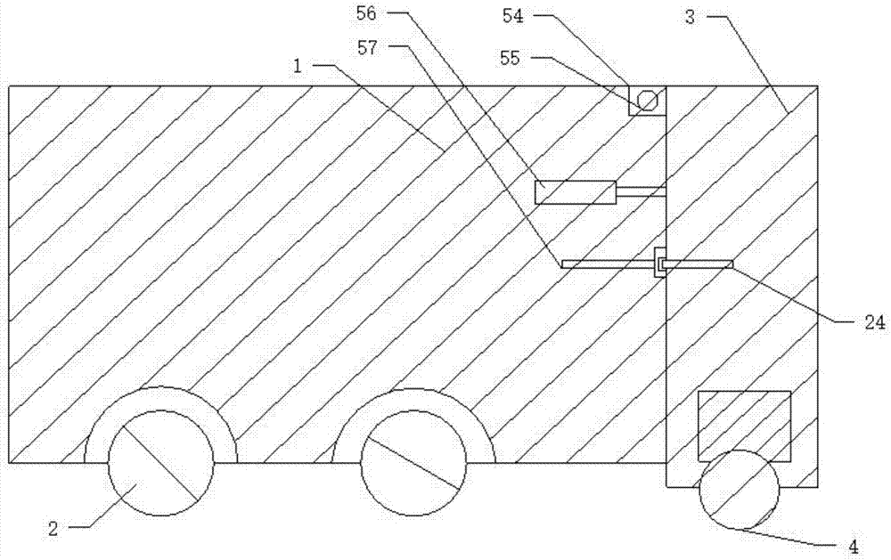 Environment treatment highway leaf automatic collection garbage vehicle