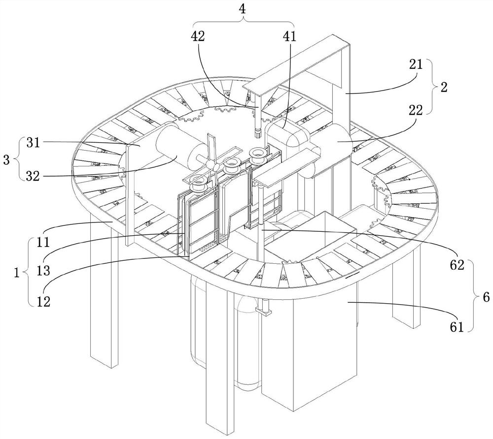 Automatic opening, adding and dissolving liquid supply system for upright soft bag powder