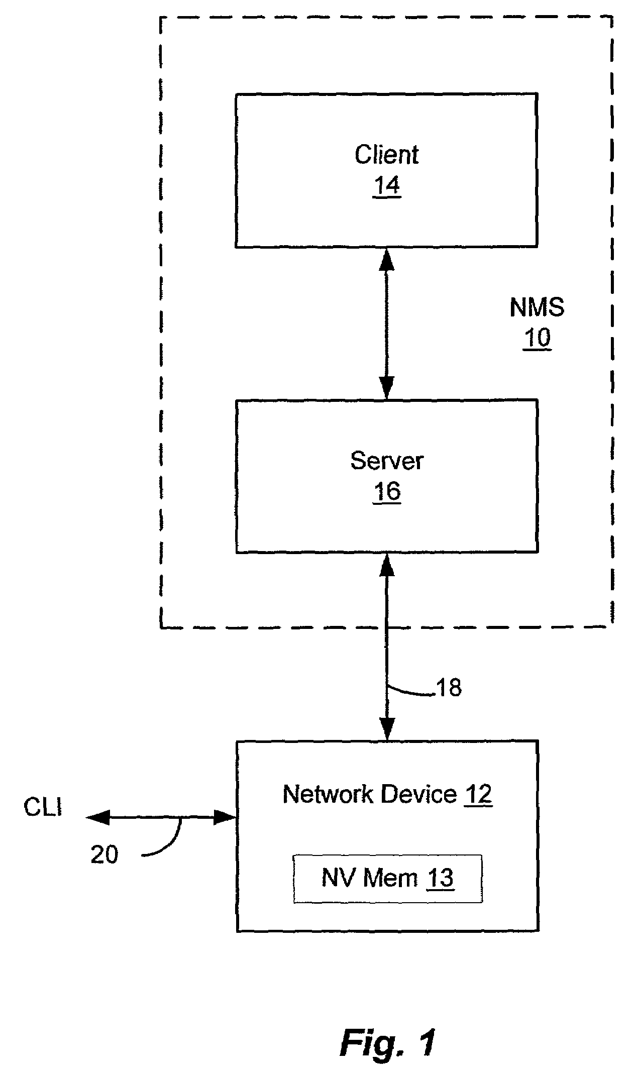 Method and apparatus for updating network device configuration information in a network management system