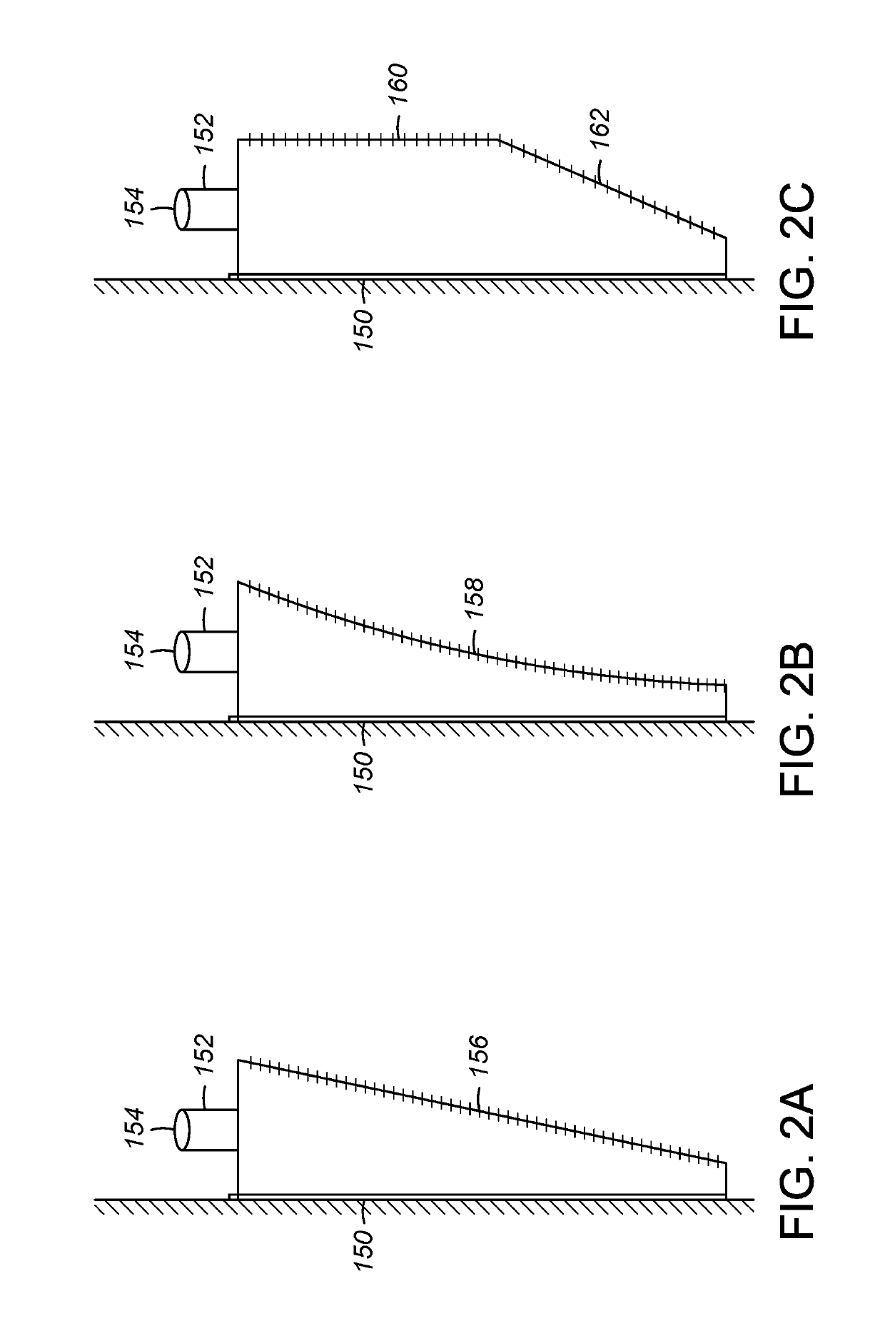 Tapered conduits for reactors