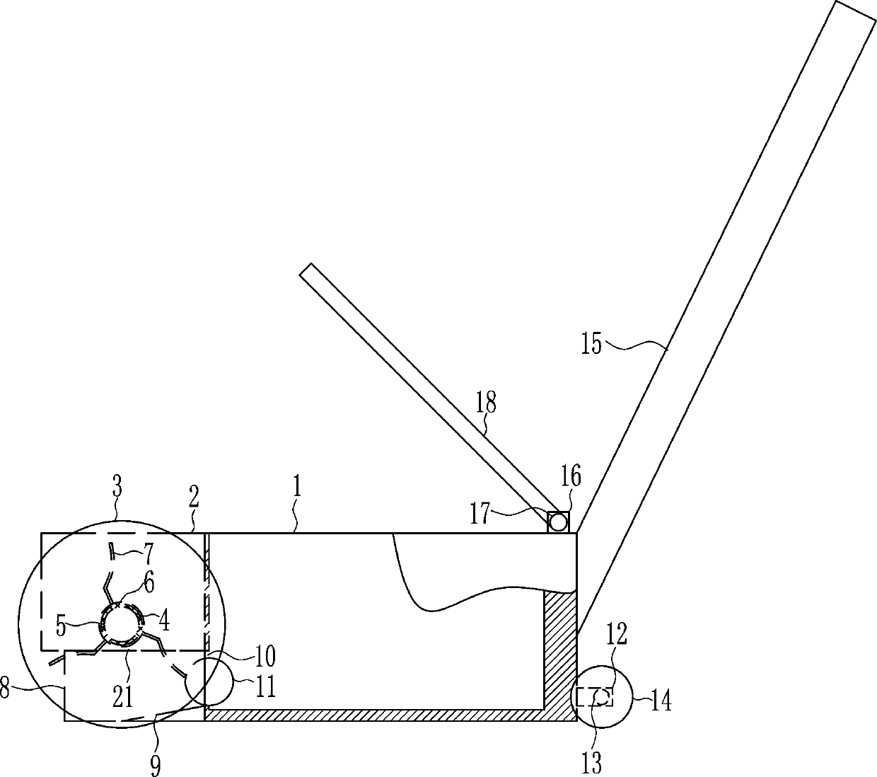 A quick picker for table tennis balls