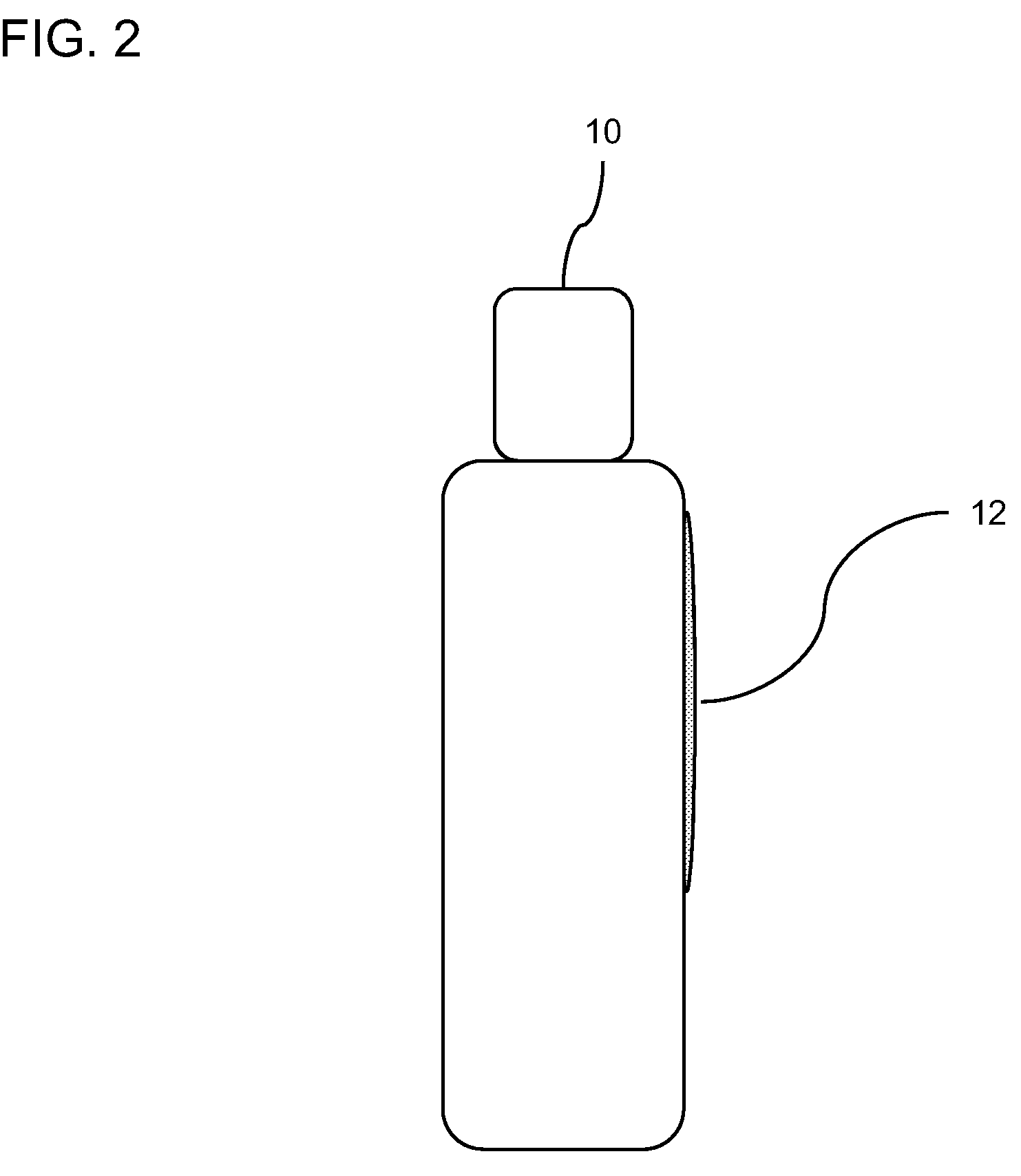 Article with gradated environmental sensor