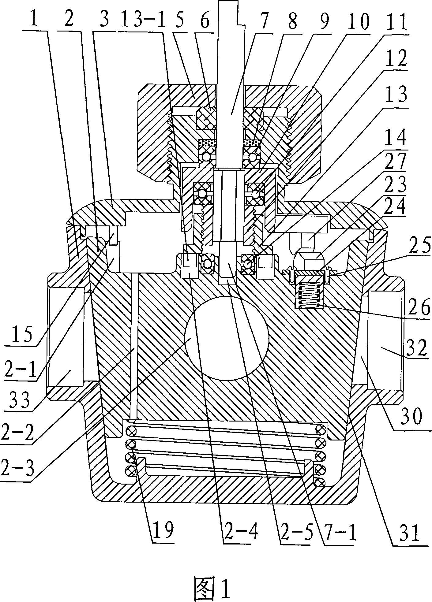 Floating taper cock valve