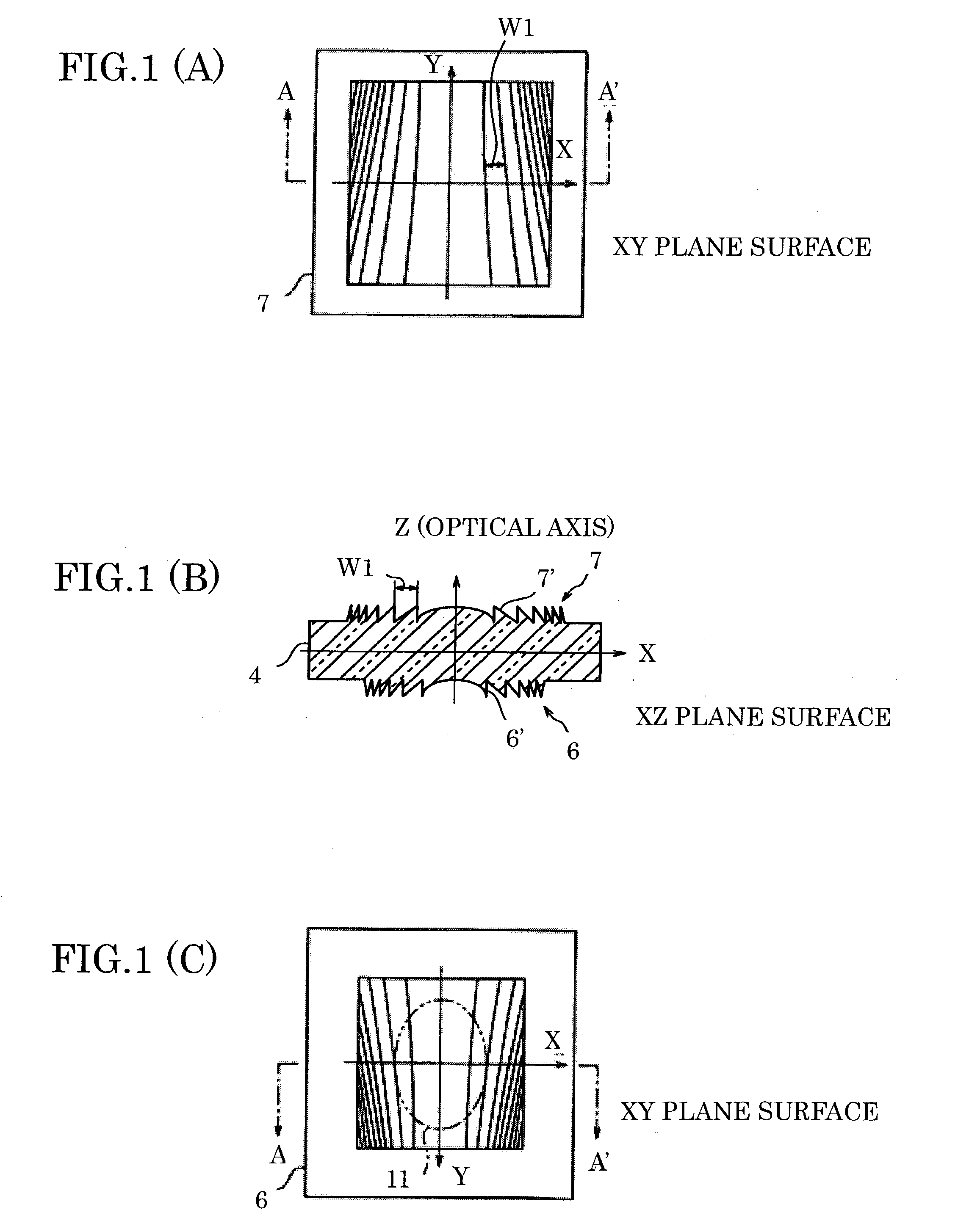 Beam shaping element, and light source unit and optical pickup using same