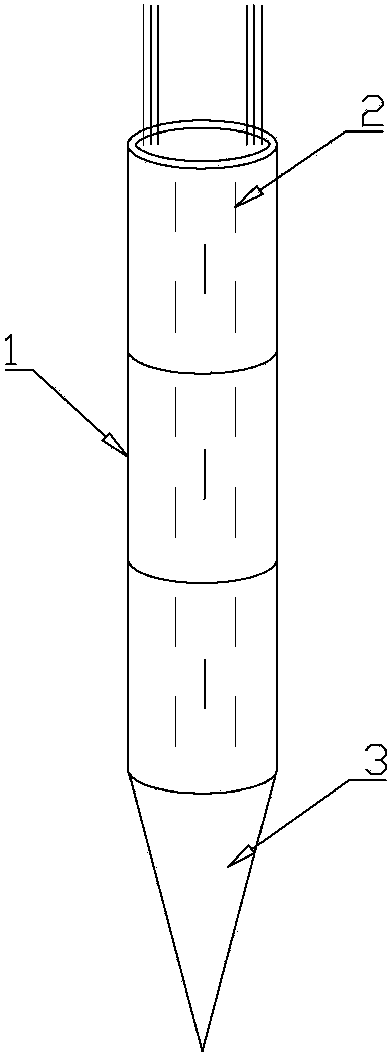 Collecting device of different levels of underground water