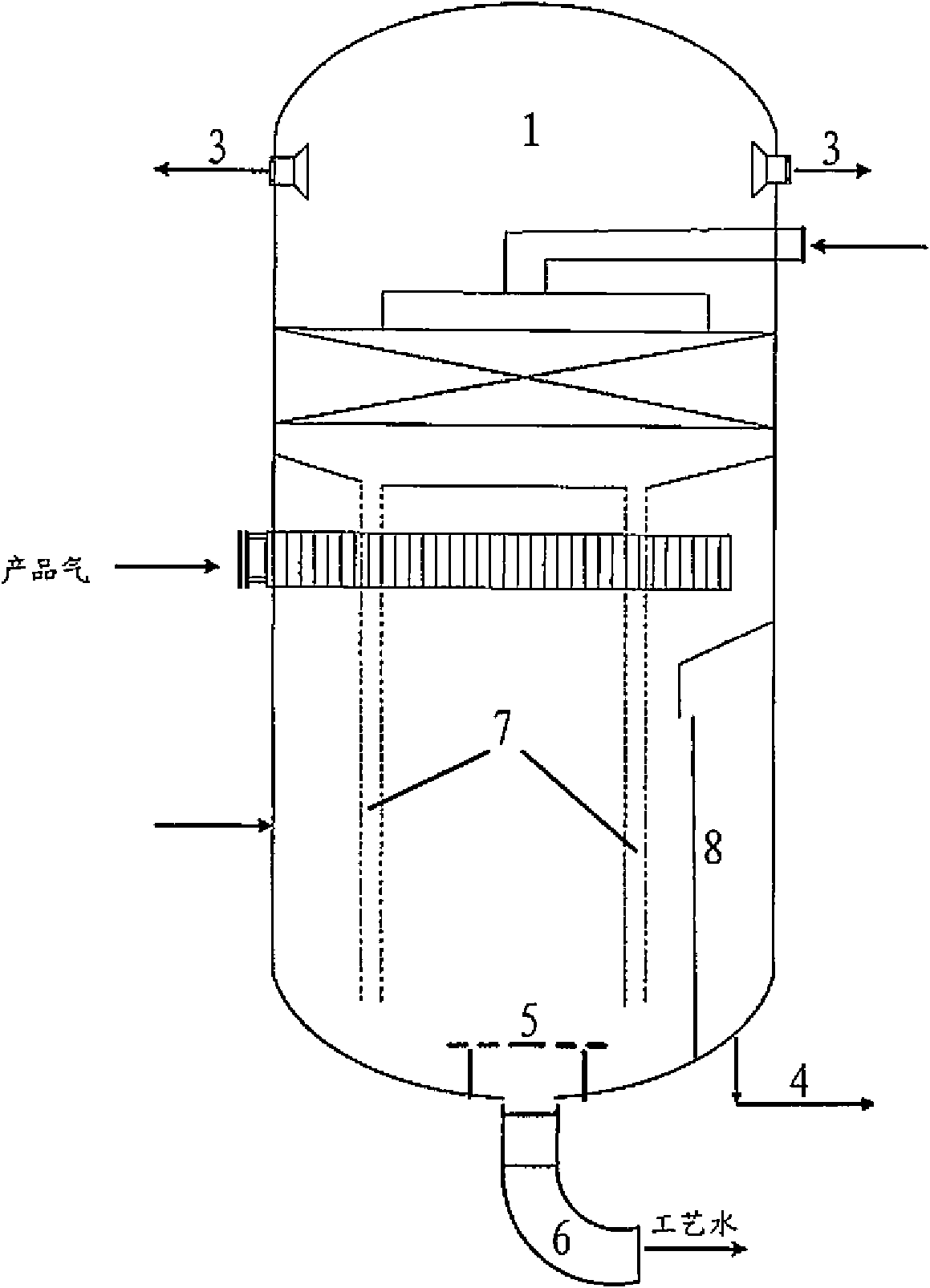 Method and device used for preventing cavitation of chilling water pump in process of preparing propylene from coal-based methanol