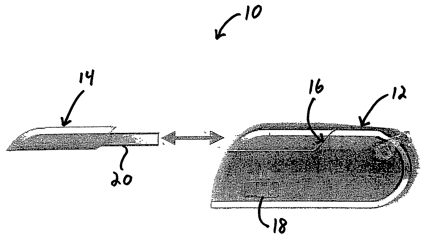 Inertial Sensor-Based Pointing Device With Removable Transceiver