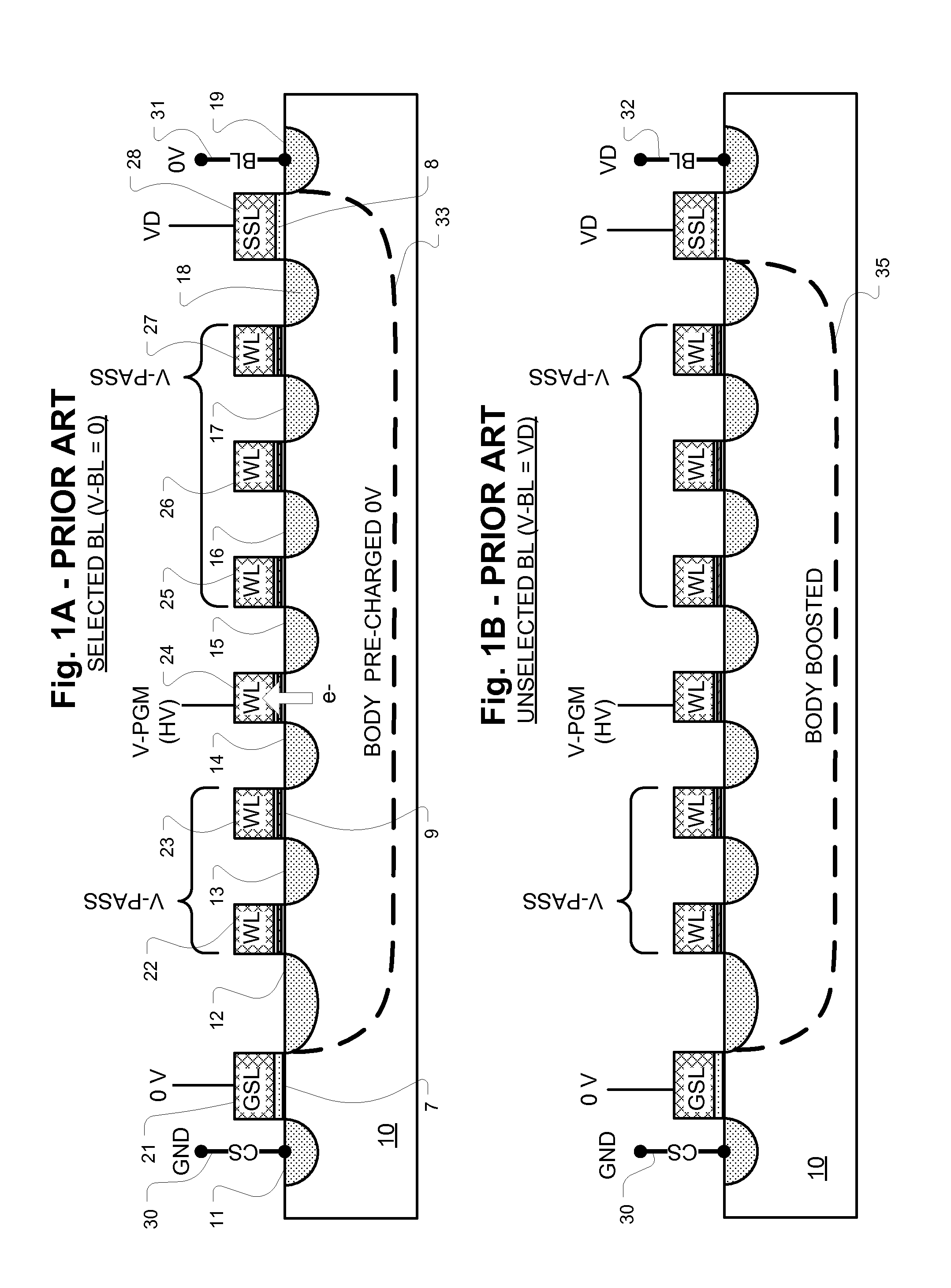 Low voltage programming in NAND flash