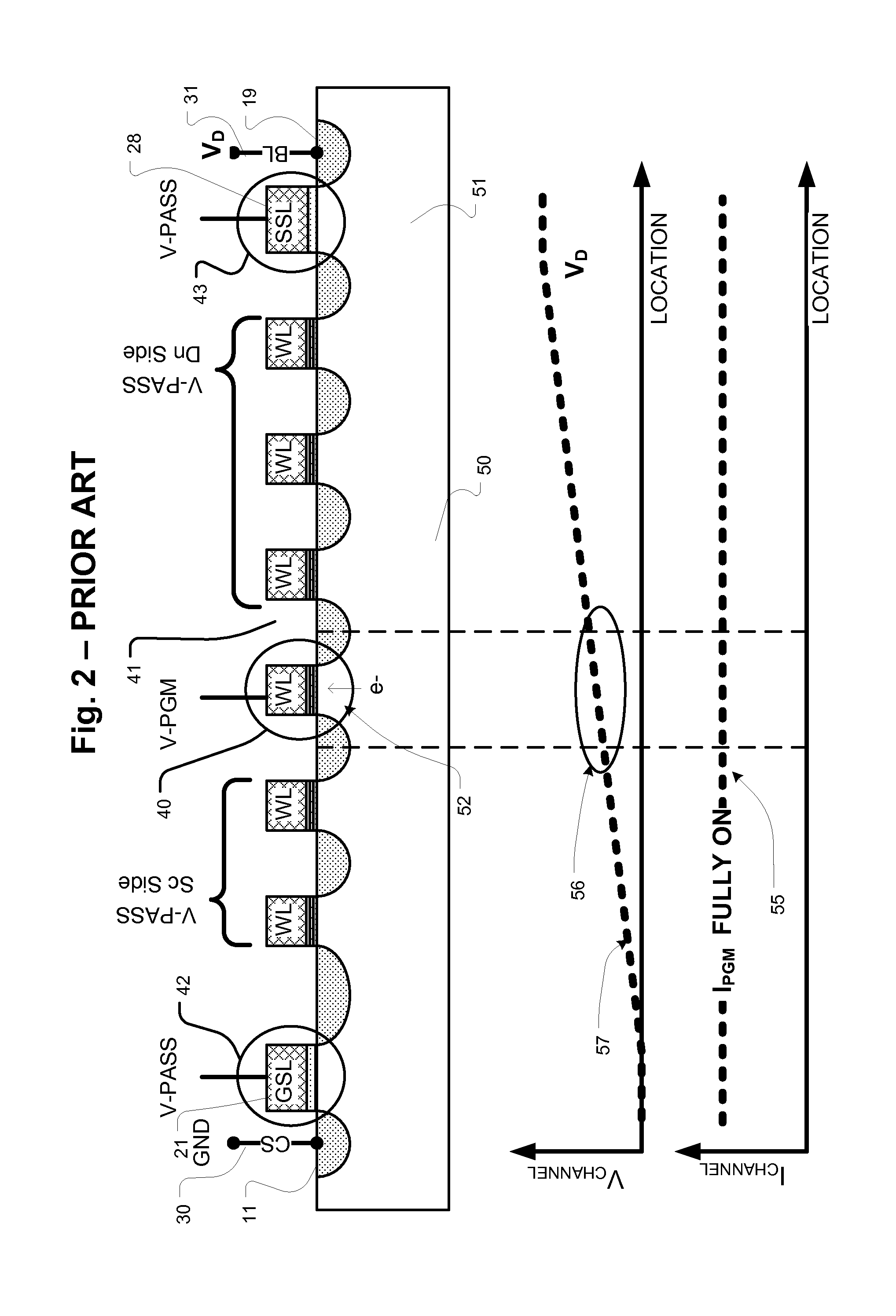 Low voltage programming in NAND flash