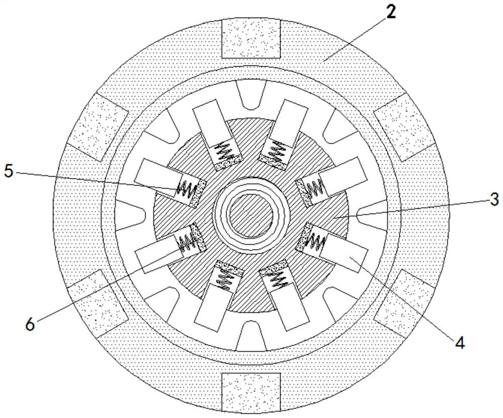 Clamping device capable of being automatically adjusted according to workpiece and used for vertical machining center