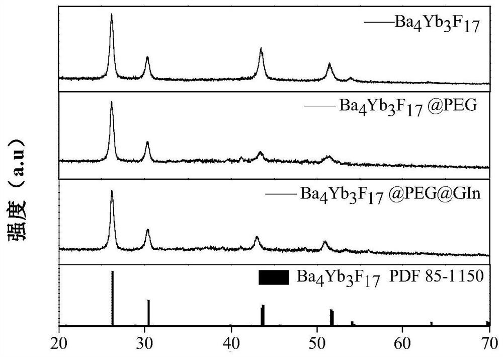 Nanoparticle with core-shell structure, preparation method and application