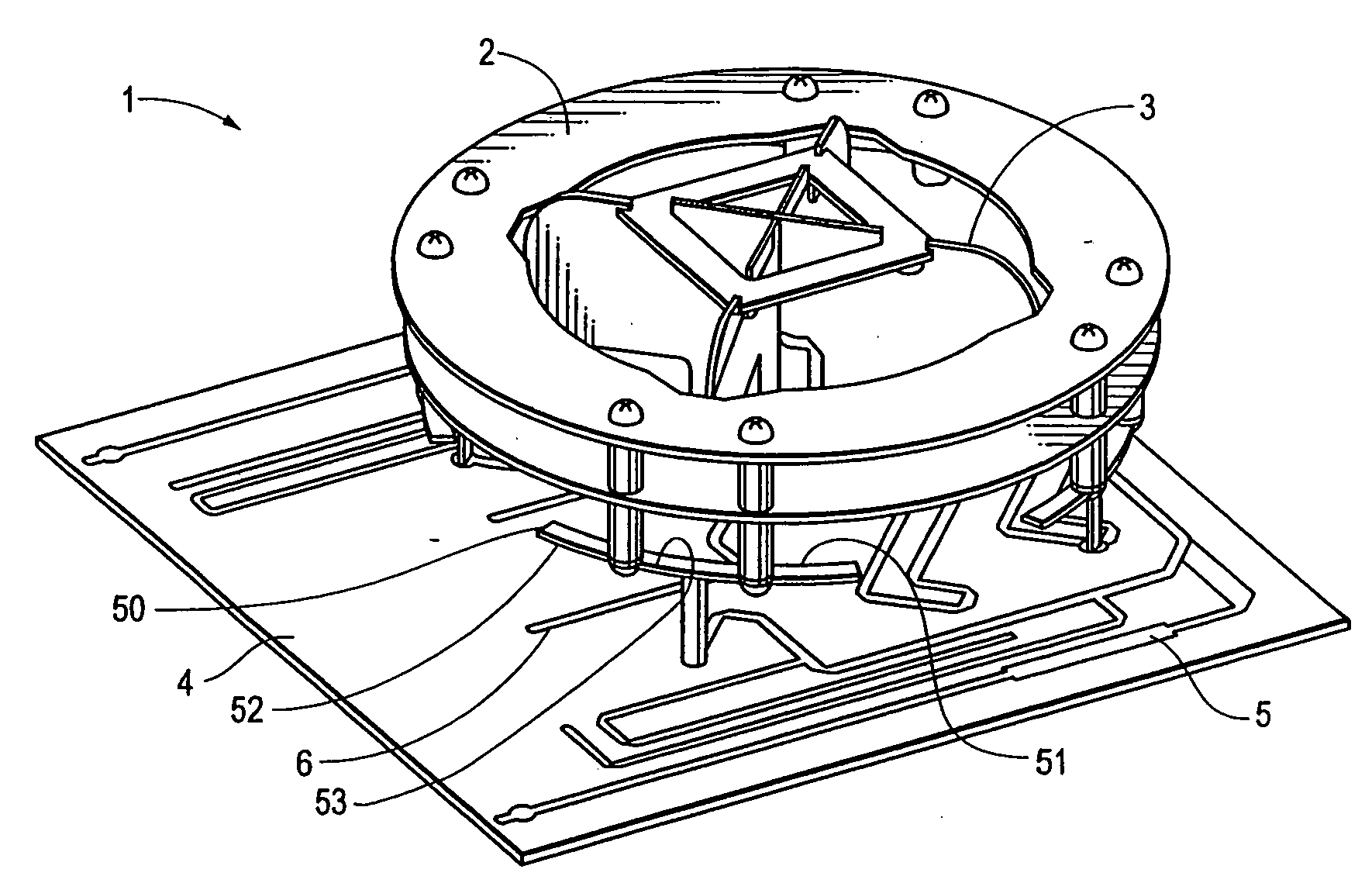 Antenna element, feed probe; dielectric spacer, antenna and method of communicating with a plurality of devices