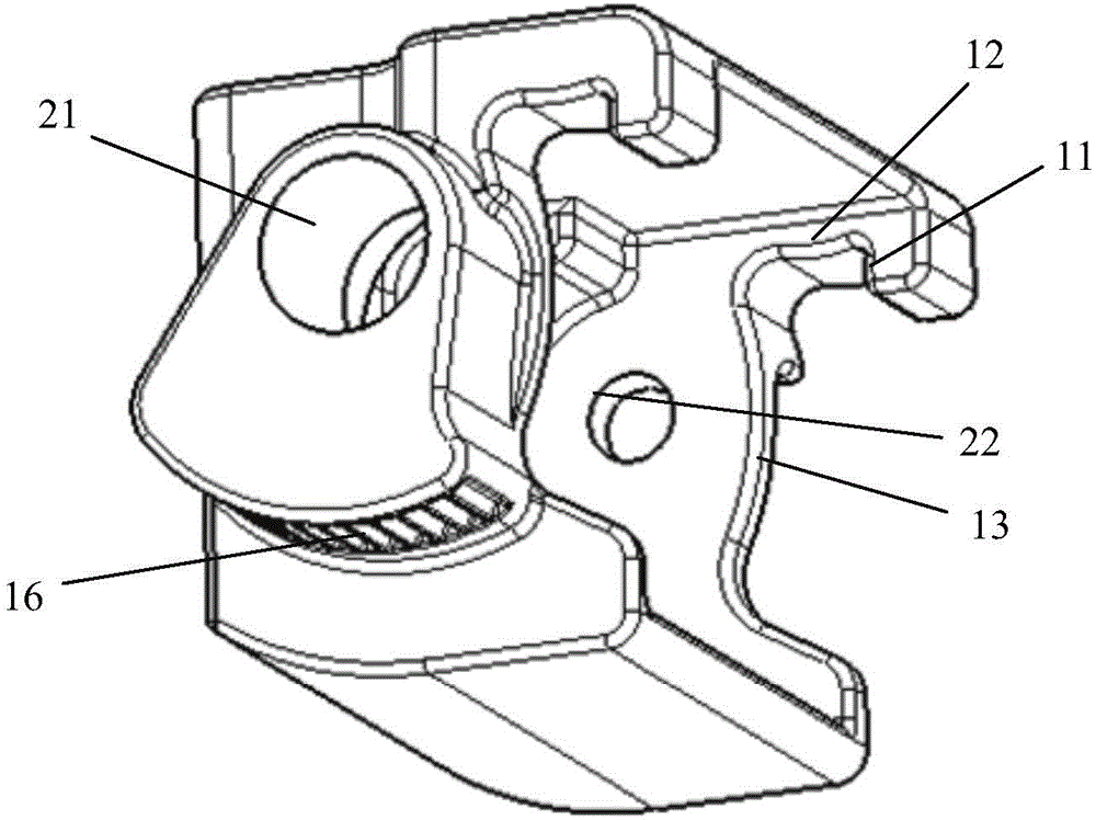 Clamping device for side guide rail of operating bed