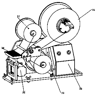 Automatic attaching machine for mobile phone auxiliary materials and operating method of automatic attaching machine