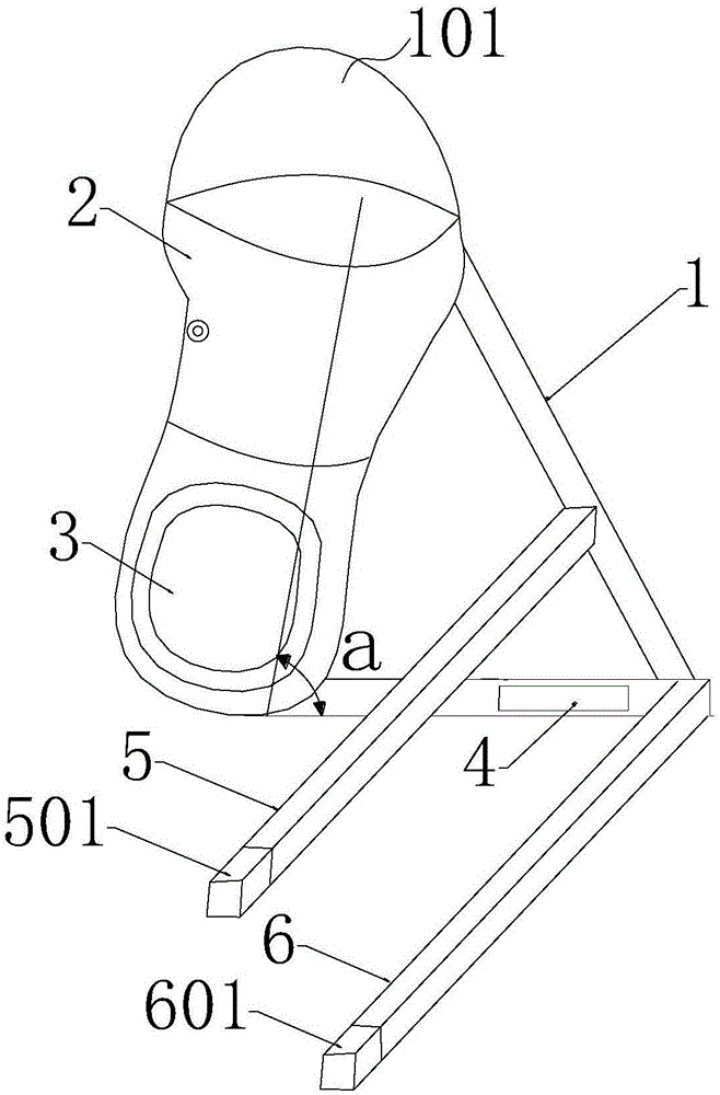 External-rotation orthodontic device of hip joints