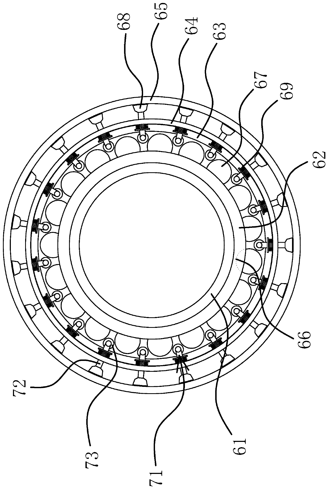 Fuel engine capable of interfering in air intake amount and exhaust efficiency