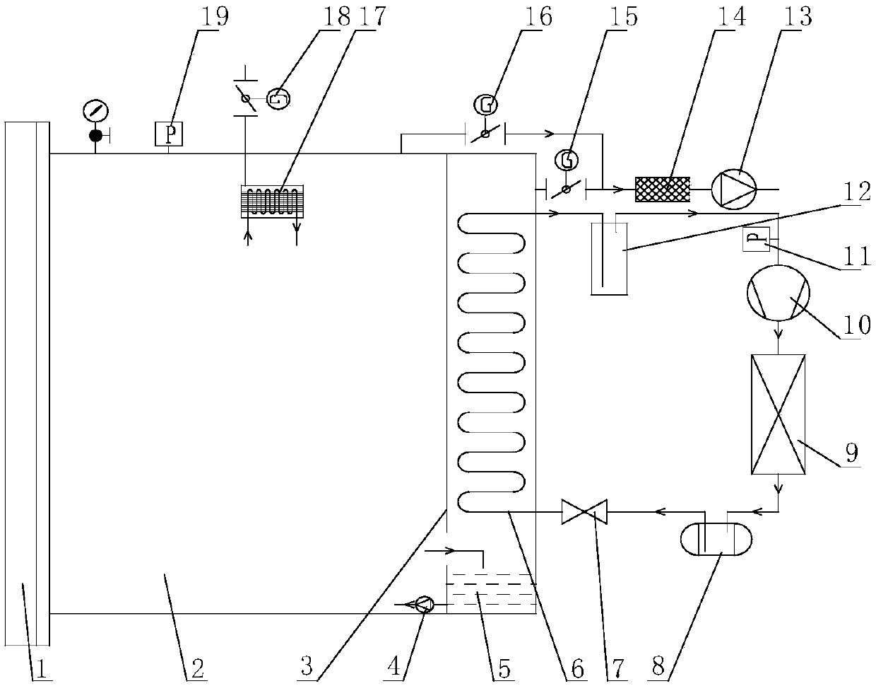 Vacuum precooling system