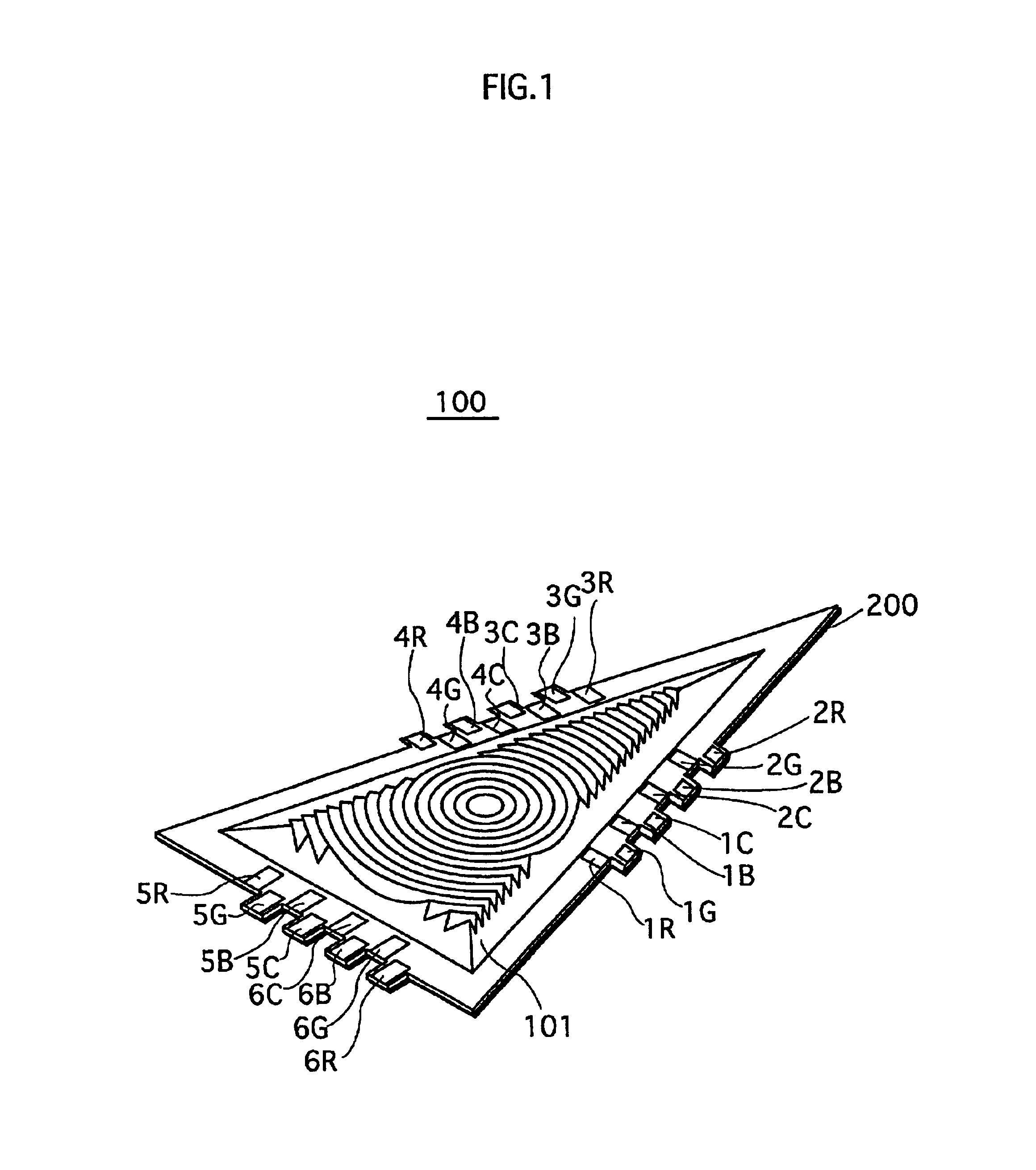 Light-emitting unit, light-emitting unit assembly, and lighting apparatus produced using a plurality of light-emitting units