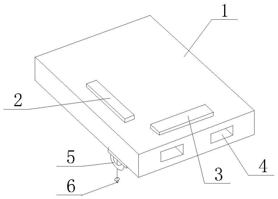 Geographic information engineering surveying and mapping device