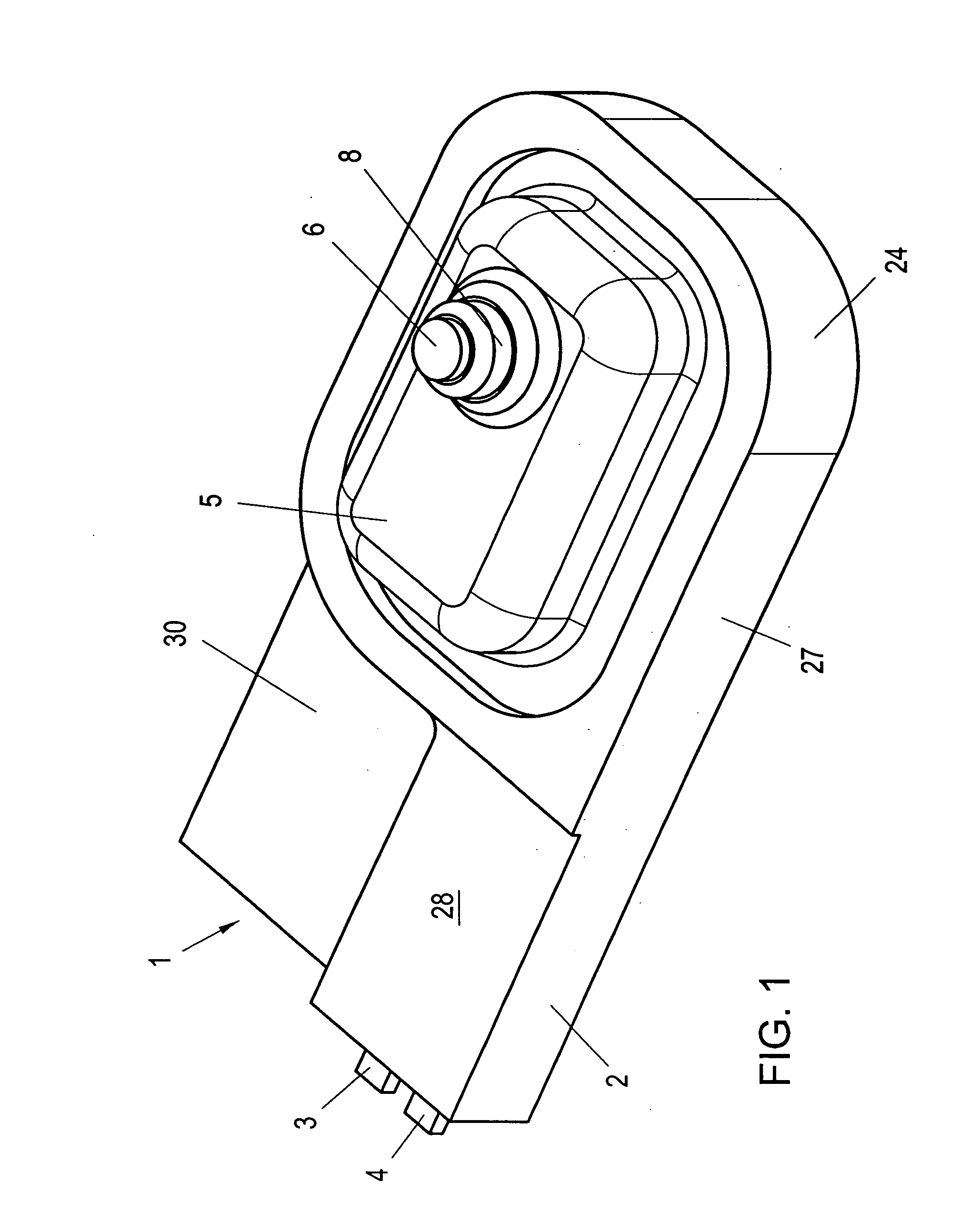 Assembly having an electric switching function as well as a method of producing such an assembly