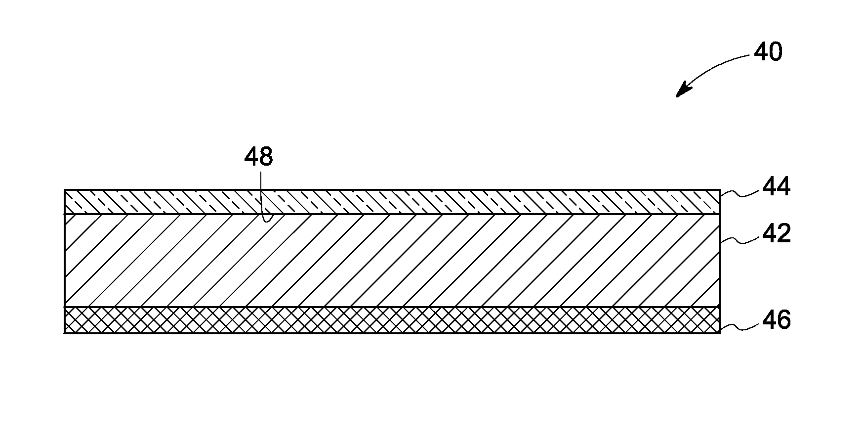 Coated polymer dielectric film