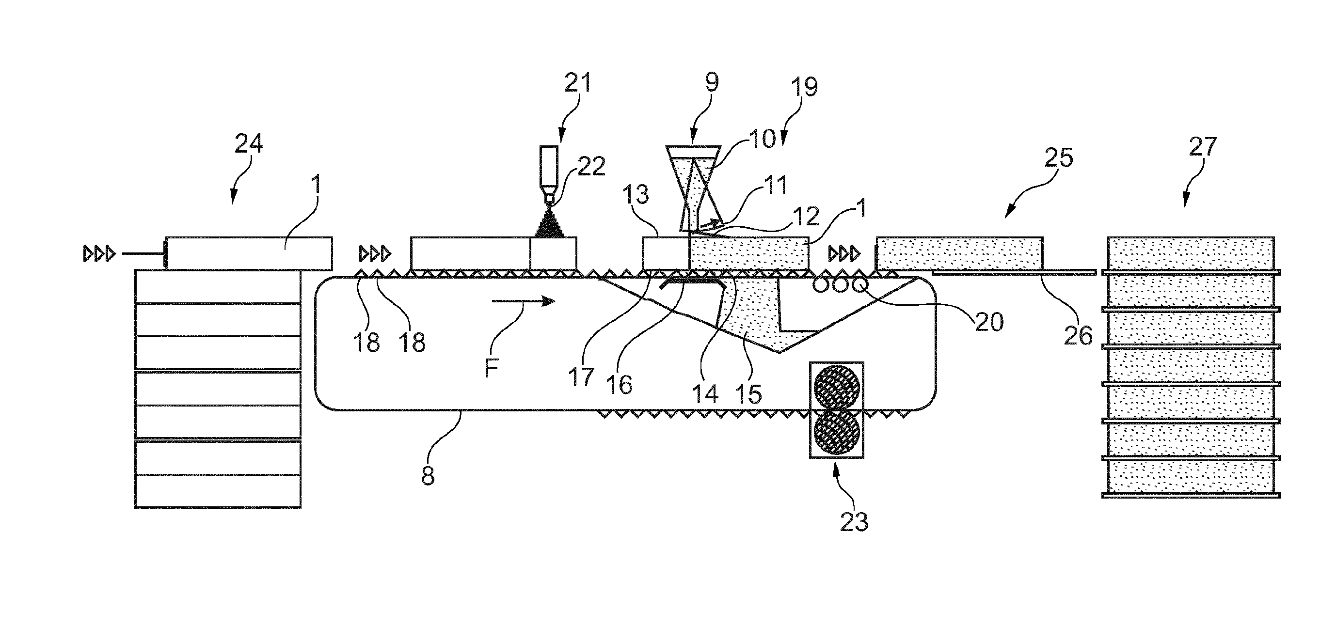 Coating device and coating method