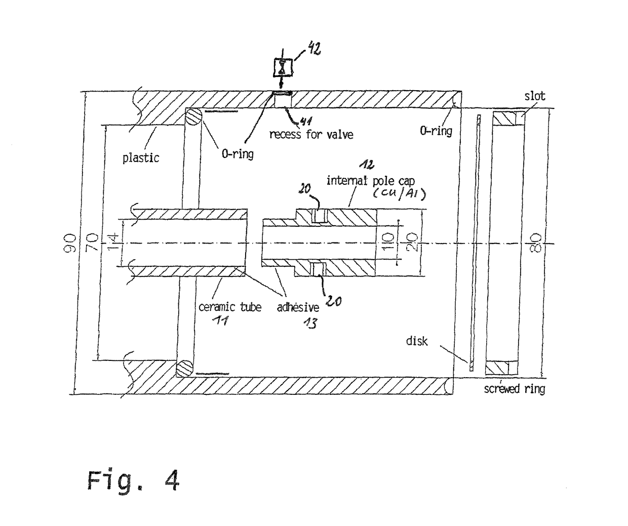 Lithium secondary cell array