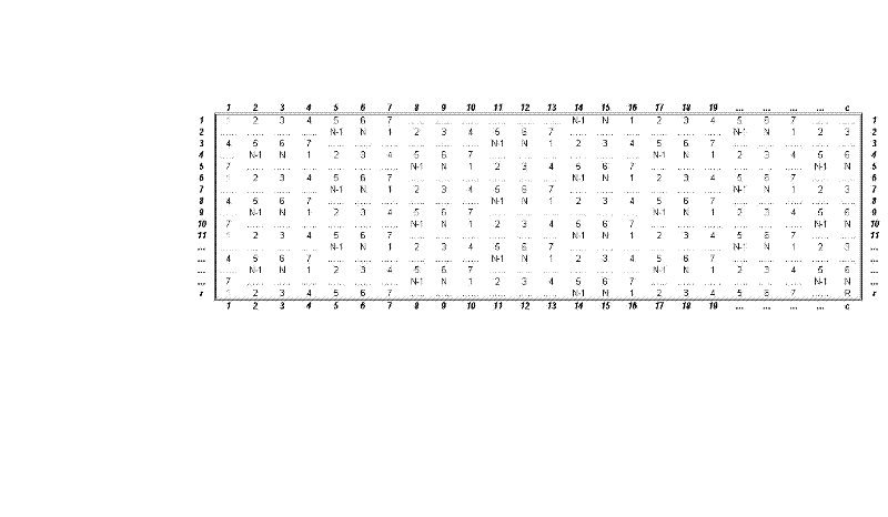 LED module-based random matrix lamp mixing method and system device thereof