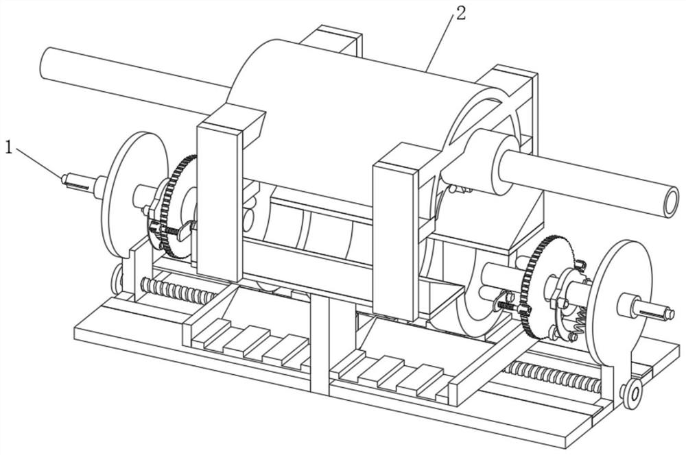 Insulation middle layer layer-by-layer coating equipment of heat distribution pipeline