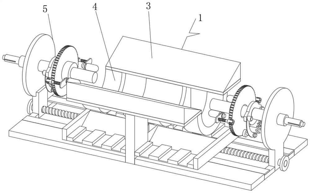 Insulation middle layer layer-by-layer coating equipment of heat distribution pipeline