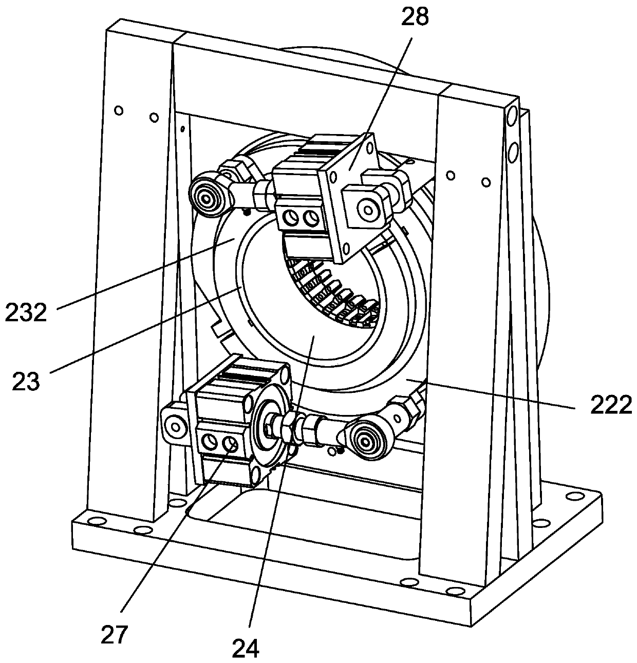 Multi-station bidirectional shearing device