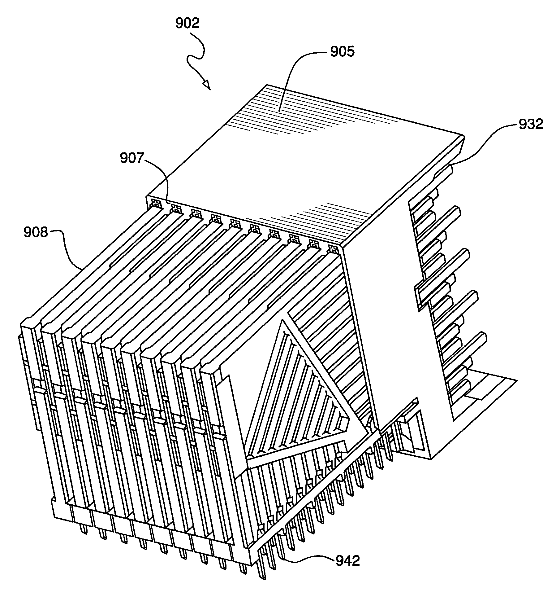 Electrical connectors having contacts that may be selectively designated as either signal or ground contacts