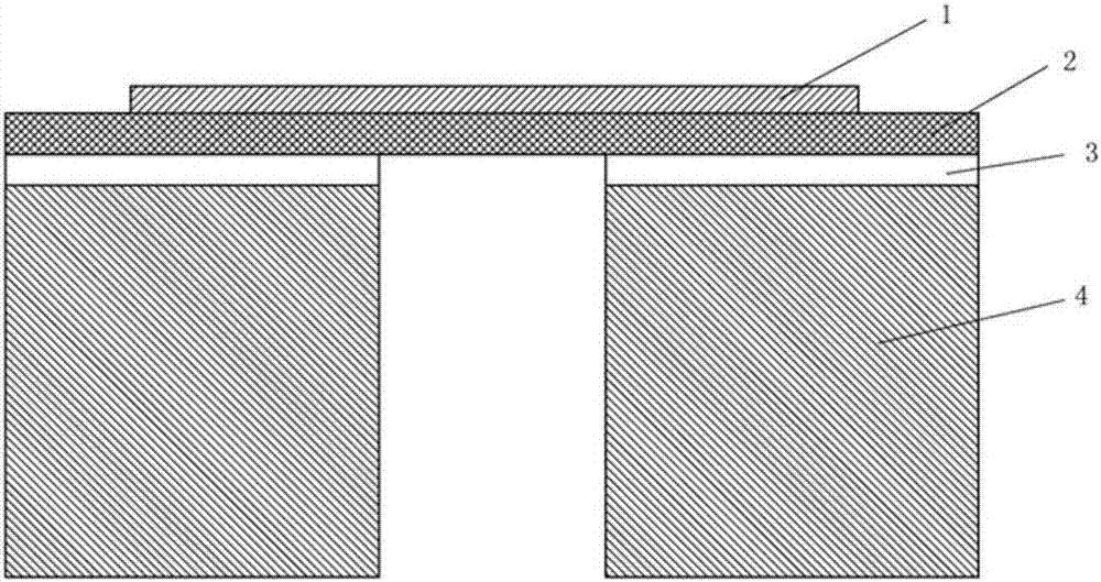 Micro heating plate based on porous silicon insulation layer and preparation method thereof