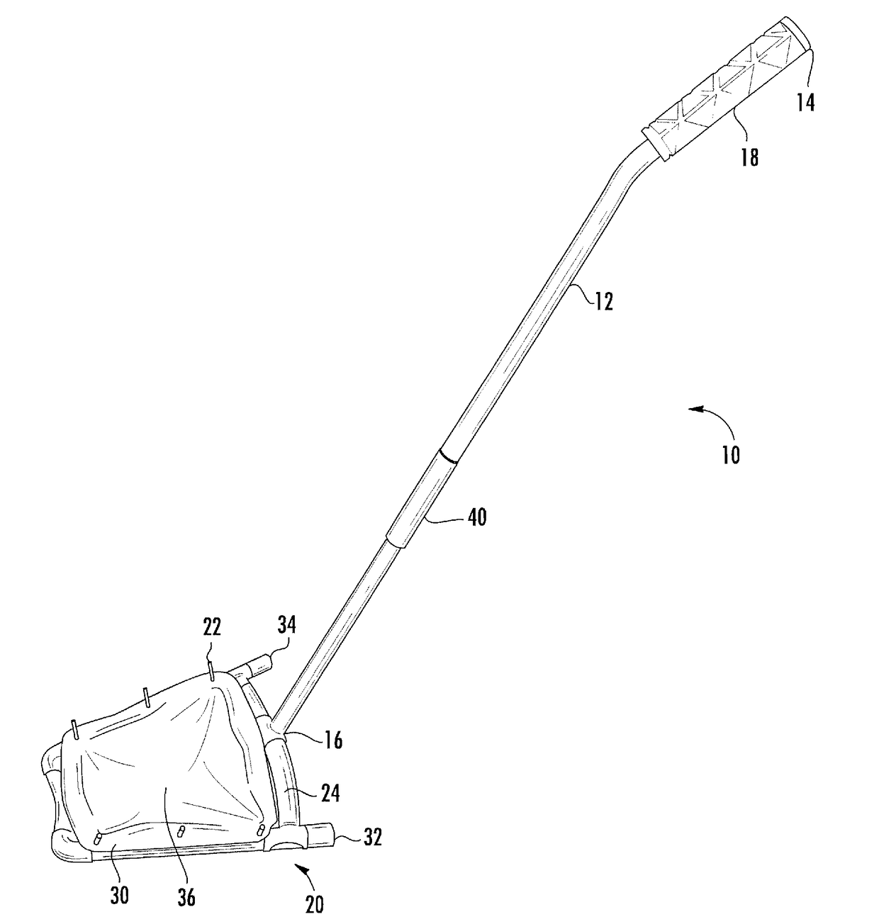 Dog waste collection device