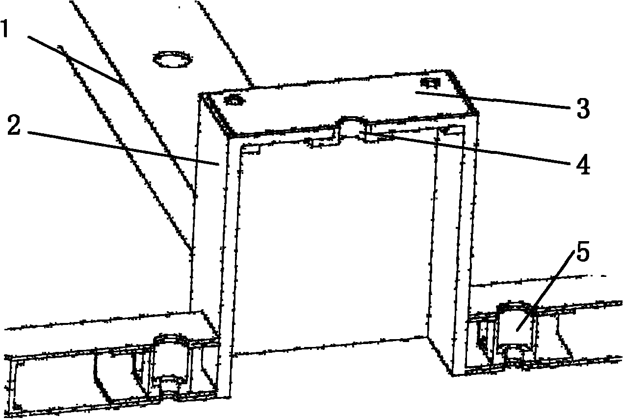 Method for realizing light-weight high-accuracy composite material frame