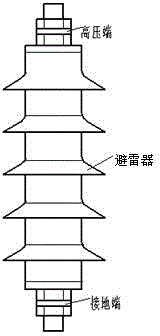 Lightning arrester-combined grounding switch and method thereof