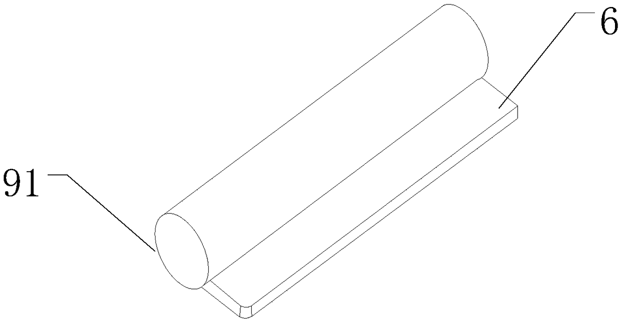 Flexible display equipment supporting component and flexible display equipment