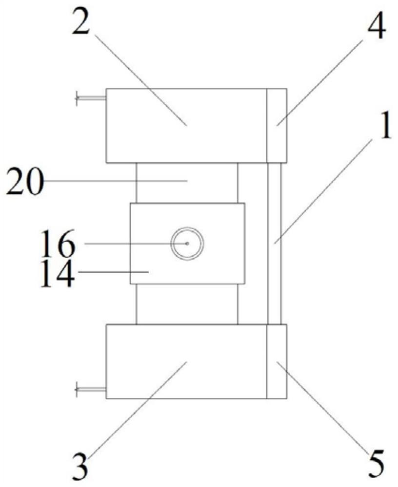 A device and method for three-way testing of field soil samples based on shear wave velocity