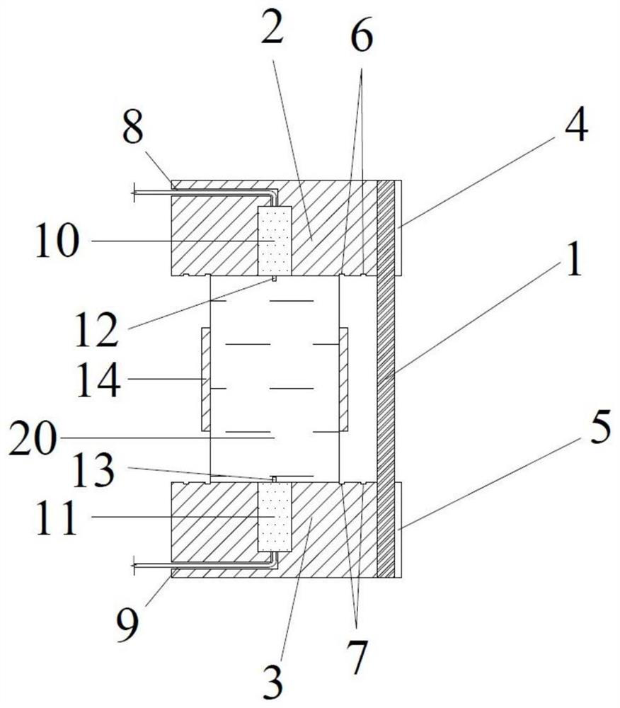 A device and method for three-way testing of field soil samples based on shear wave velocity