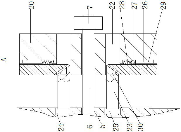 A rapid reinforcement device for slope protection of river dam subgrade