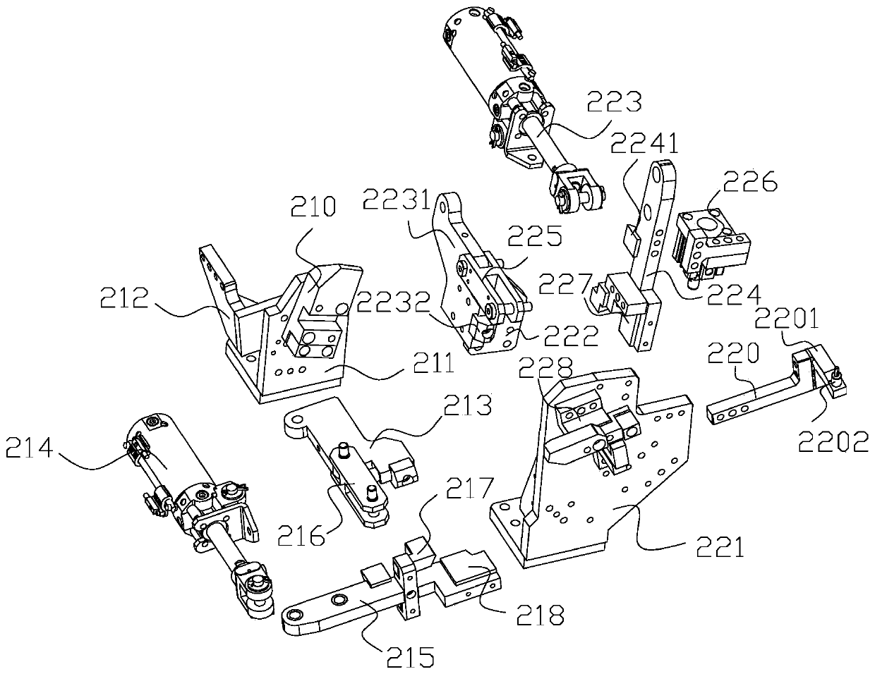 Vehicle frame welding device and welding method thereof