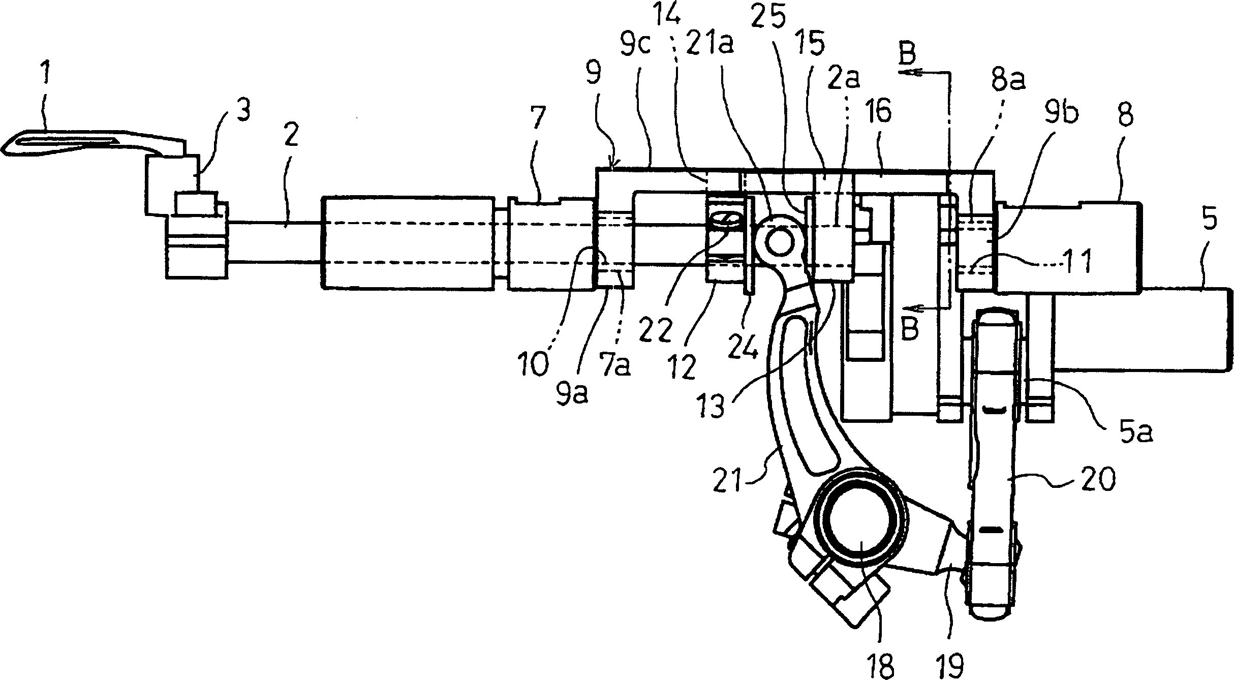 Curved needle drive device for sewing machine